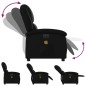 vidaXL Sillón de masaje reclinable eléctrico cuero sintético negro vidaXL Sillón de masaje reclinable eléctrico cuero sintético negro
