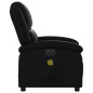 vidaXL Sillón de masaje reclinable eléctrico cuero sintético negro vidaXL Sillón de masaje reclinable eléctrico cuero sintético negro