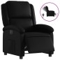 vidaXL Sillón reclinable eléctrico de cuero sintético negro vidaXL Sillón reclinable eléctrico de cuero sintético negro