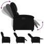 vidaXL Sillón reclinable eléctrico de cuero sintético negro vidaXL Sillón reclinable eléctrico de cuero sintético negro
