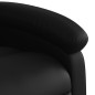 vidaXL Sillón reclinable eléctrico de cuero sintético negro vidaXL Sillón reclinable eléctrico de cuero sintético negro