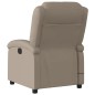 vidaXL Sillón reclinable de masaje eléctrico cuero sintético capuchino vidaXL Sillón reclinable de masaje eléctrico cuero sintético capuchino
