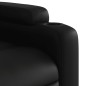 vidaXL Sillón reclinable elevable cuero artificial negro vidaXL Sillón reclinable elevable cuero artificial negro