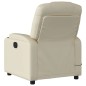 vidaXL Sillón de masaje reclinable eléctrico cuero sintético crema vidaXL Sillón de masaje reclinable eléctrico cuero sintético crema