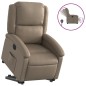 vidaXL Sillón elevable eléctrico cuero artificial capuchino vidaXL Sillón elevable eléctrico cuero artificial capuchino