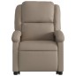 vidaXL Sillón elevable eléctrico cuero artificial capuchino vidaXL Sillón elevable eléctrico cuero artificial capuchino