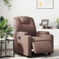 vidaXL Sillón reclinable eléctrico de cuero sintético marrón vidaXL Sillón reclinable eléctrico de cuero sintético marrón