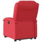 vidaXL Sillón reclinable elevable cuero artificial rojo vidaXL Sillón reclinable elevable cuero artificial rojo