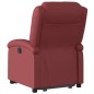 vidaXL Sillón elevable eléctrico cuero artificial rojo tinto vidaXL Sillón elevable eléctrico cuero artificial rojo tinto