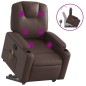 vidaXL Sillón reclinable de masaje de pie de cuero sintético marrón vidaXL Sillón reclinable de masaje de pie de cuero sintético marrón
