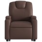 vidaXL Sillón reclinable de masaje de pie de cuero sintético marrón vidaXL Sillón reclinable de masaje de pie de cuero sintético marrón