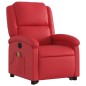 vidaXL Sillón reclinable de masaje de pie cuero artificial rojo vidaXL Sillón reclinable de masaje de pie cuero artificial rojo