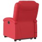 vidaXL Sillón reclinable de masaje de pie cuero artificial rojo vidaXL Sillón reclinable de masaje de pie cuero artificial rojo
