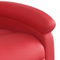 vidaXL Sillón reclinable de masaje de pie cuero artificial rojo vidaXL Sillón reclinable de masaje de pie cuero artificial rojo