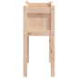 vidaXL Jardineras de exterior con patas 2 uds madera maciza de pino vidaXL Jardineras de exterior con patas 2 uds madera maciza de pino