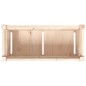 vidaXL Jardineras de exterior con patas 2 uds madera maciza de pino vidaXL Jardineras de exterior con patas 2 uds madera maciza de pino