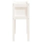 vidaXL Jardineras exterior con patas 2 uds madera maciza pino blanco