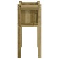 vidaXL Jardinera con patas madera de pino impregnada 70x31x70 cm vidaXL Jardinera con patas madera de pino impregnada 70x31x70 cm