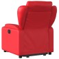 vidaXL Sillón reclinable elevable cuero artificial rojo vidaXL Sillón reclinable elevable cuero artificial rojo
