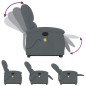vidaXL Sillón de masaje reclinable elevable terciopelo gris oscuro vidaXL Sillón de masaje reclinable elevable terciopelo gris oscuro