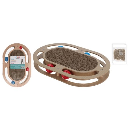 Pets Collection Rascador para gatos natural 41,5x27x5 cm
