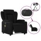vidaXL Sillón de masaje reclinable eléctrico cuero sintético negro vidaXL Sillón de masaje reclinable eléctrico cuero sintético negro