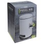 Excellent Houseware Cubo de basura pedal cierre suave 20 l blanco mate Excellent Houseware Cubo de basura pedal cierre suave 20 l blanco mate