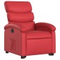 vidaXL Sillón reclinable elevable cuero artificial rojo vidaXL Sillón reclinable elevable cuero artificial rojo