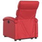 vidaXL Sillón reclinable elevable cuero artificial rojo vidaXL Sillón reclinable elevable cuero artificial rojo
