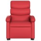 vidaXL Sillón reclinable elevable cuero artificial rojo vidaXL Sillón reclinable elevable cuero artificial rojo
