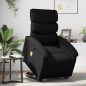 vidaXL Sillón reclinable de masaje de pie cuero artificial negro vidaXL Sillón reclinable de masaje de pie cuero artificial negro
