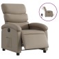 vidaXL Sillón reclinable eléctrico de cuero sintético color capuchino vidaXL Sillón reclinable eléctrico de cuero sintético color capuchino