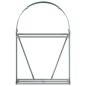 vidaXL Leñero de acero galvanizado verde 80x45x120 cm vidaXL Leñero de acero galvanizado verde 80x45x120 cm