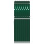 vidaXL Leñero de acero galvanizado verde 80x45x120 cm vidaXL Leñero de acero galvanizado verde 80x45x120 cm
