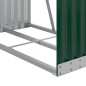 vidaXL Leñero de acero galvanizado verde 80x45x120 cm vidaXL Leñero de acero galvanizado verde 80x45x120 cm