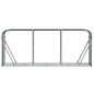 vidaXL Leñero de acero galvanizado verde 234x45x100 cm