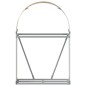 vidaXL Leñero de acero galvanizado marrón claro 80x45x120 cm vidaXL Leñero de acero galvanizado marrón claro 80x45x120 cm