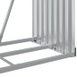 vidaXL Leñero de acero galvanizado marrón claro 80x45x120 cm vidaXL Leñero de acero galvanizado marrón claro 80x45x120 cm