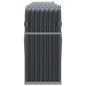 vidaXL Leñero de acero galvanizado gris antracita 300x45x100 cm vidaXL Leñero de acero galvanizado gris antracita 300x45x100 cm