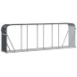 vidaXL Leñero de acero galvanizado gris antracita 300x45x100 cm vidaXL Leñero de acero galvanizado gris antracita 300x45x100 cm