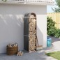 vidaXL Leñero de acero galvanizado gris antracita 40x45x170 cm vidaXL Leñero de acero galvanizado gris antracita 40x45x170 cm