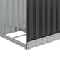 vidaXL Leñero de acero galvanizado gris antracita 40x45x170 cm vidaXL Leñero de acero galvanizado gris antracita 40x45x170 cm