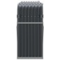 vidaXL Leñero de acero galvanizado gris antracita 180x45x100 cm vidaXL Leñero de acero galvanizado gris antracita 180x45x100 cm