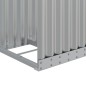 vidaXL Leñero de acero galvanizado plateado 40x45x100 cm vidaXL Leñero de acero galvanizado plateado 40x45x100 cm