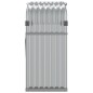 vidaXL Leñero de acero galvanizado plateado 120x45x100 cm vidaXL Leñero de acero galvanizado plateado 120x45x100 cm