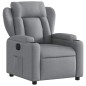 vidaXL Sillón reclinable eléctrico tela gris claro vidaXL Sillón reclinable eléctrico tela gris claro