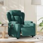 vidaXL Sillón reclinable eléctrico tela verde oscuro vidaXL Sillón reclinable eléctrico tela verde oscuro