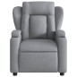 vidaXL Sillón reclinable de masaje eléctrico tela gris claro vidaXL Sillón reclinable de masaje eléctrico tela gris claro