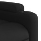 vidaXL Sillón reclinable de masaje eléctrico tela negro