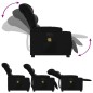 vidaXL Sillón de masaje elevable eléctrico cuero sintético negro vidaXL Sillón de masaje elevable eléctrico cuero sintético negro